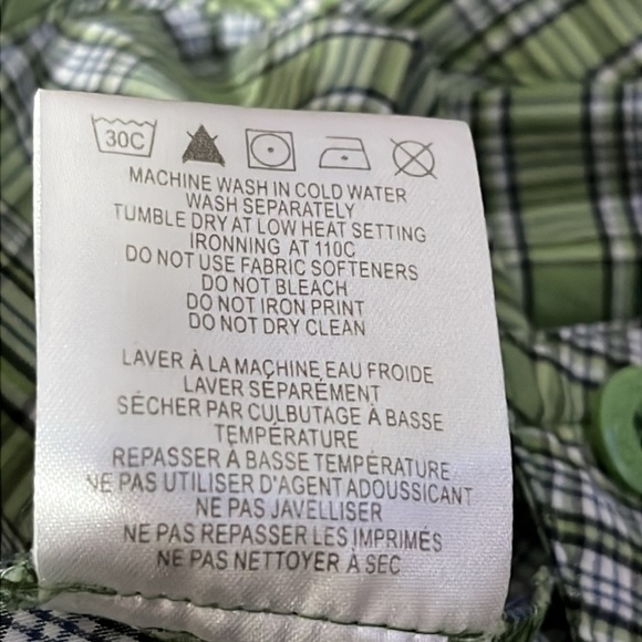 Lole Green Plaid Water Repellent Quick Dry Skort - Picture 8 of 10